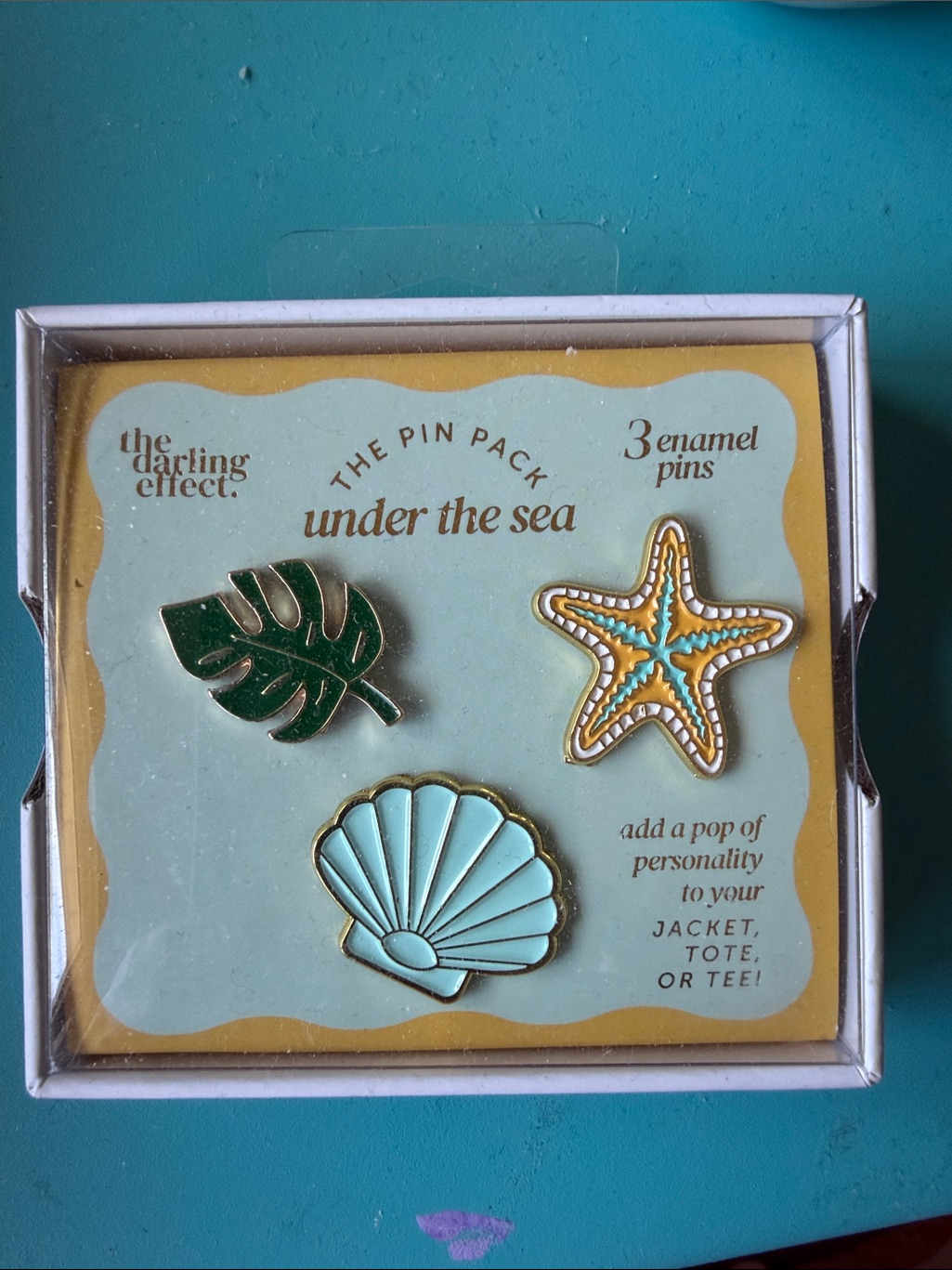 Nwt Under The Sea Enamel Pin Pack